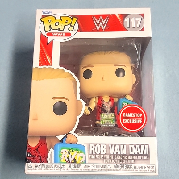 Rob Van Dam RVD funko pop brand new mint condition - Picture 1 of 4